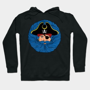 captain blue Hoodie